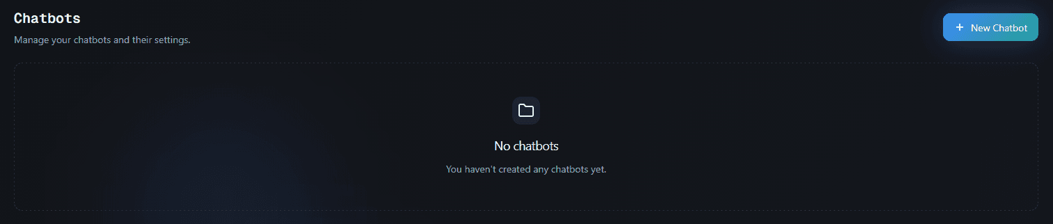 Chatbot page