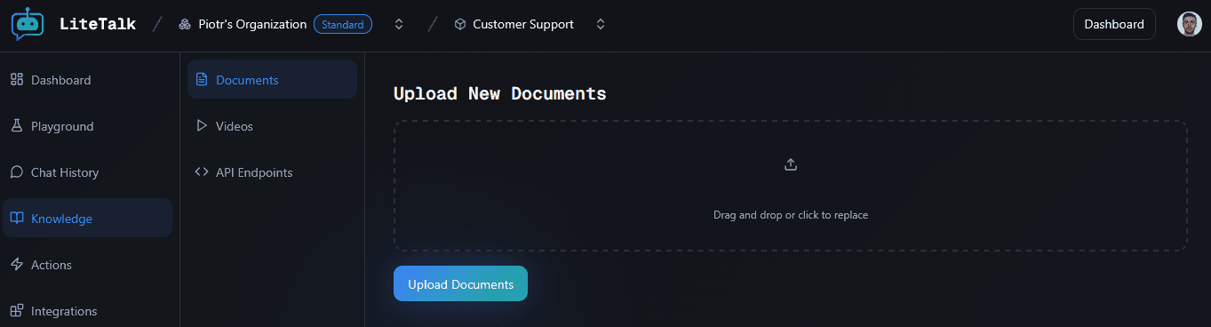 Docs page